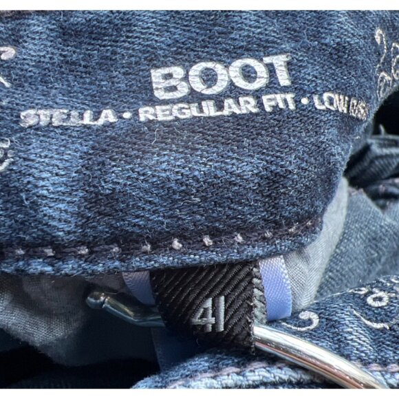 Express Boot Stella Regular Fit Jeans 41 Medium Wash Stretch - Picture 3 of 6